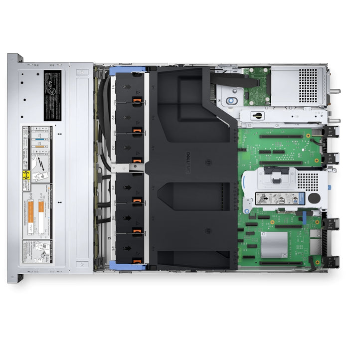 Dell PowerEdge R750XS, шаси 8 x 3.5" (SAS, SATA), Intel Xeon Silver 4314, 1x16GB DDR4 RDIMM, 1x480GB SSD SATA RI, Rails Without CA, Bezel, PERC H755 с предно зареждане, iDRAC9 Enterprise 15G, Dual 700W Titanium, 3Y ProSpt