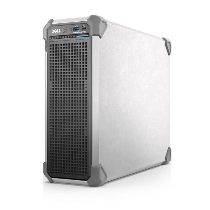 Dell PowerEdge T160, шаси 3 x 3.5", Intel Xeon E-2414, 16GB DDR5 UDIMM, 1x480GB SSD SATA, NO PERC, Broadcom 5720 Dual Port 1Gb On-Board LOM, iDRAC9 Basic 16G, 300W, 3Y Basic Onsite