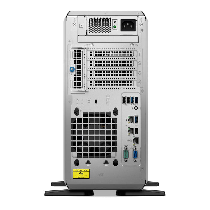 Dell PowerEdge T360, шаси 8 x 3.5 HotPlug, Intel Xeon E-2414, 16GB DDR5 UDIMM, 1x2TB, безел, Broadcom 5720 Dual Port, PERC H355 адаптер с пълна височина, iDRAC9 Basic 16G, Single 700W Titanium, 3Y Basic Onsite