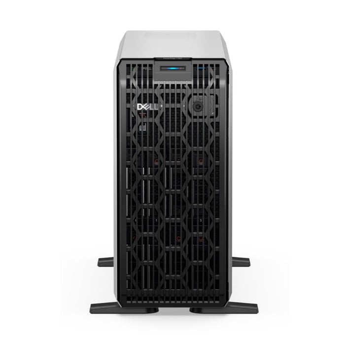 Dell PowerEdge T360, шаси 8 x 3.5 HotPlug, Intel Xeon E-2414, 16GB DDR5 UDIMM, 1x2TB, безел, Broadcom 5720 Dual Port, PERC H355 адаптер с пълна височина, iDRAC9 Basic 16G, Single 700W Titanium, 3Y Basic Onsite