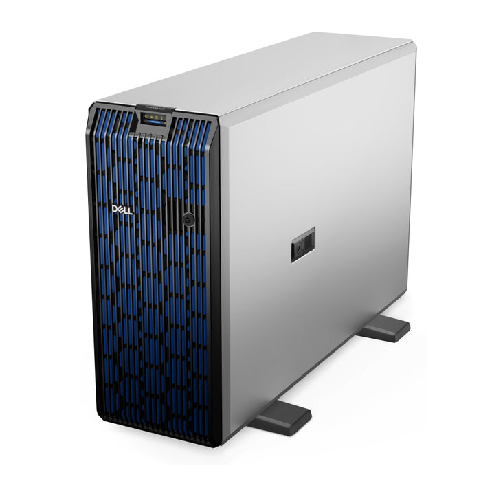 Dell PowerEdge T560, шаси 8 x 3,5" (SAS, SATA), Intel Xeon Silver 4514Y, 32GB DDR5 RDIMM, 1x480GB SSD SATA RI, Parallax Security Bezel, PERC H755 с предно зареждане, iDRAC9 Enterprise 16G, Dual 700W Titanium, 3Y Basic Onsite