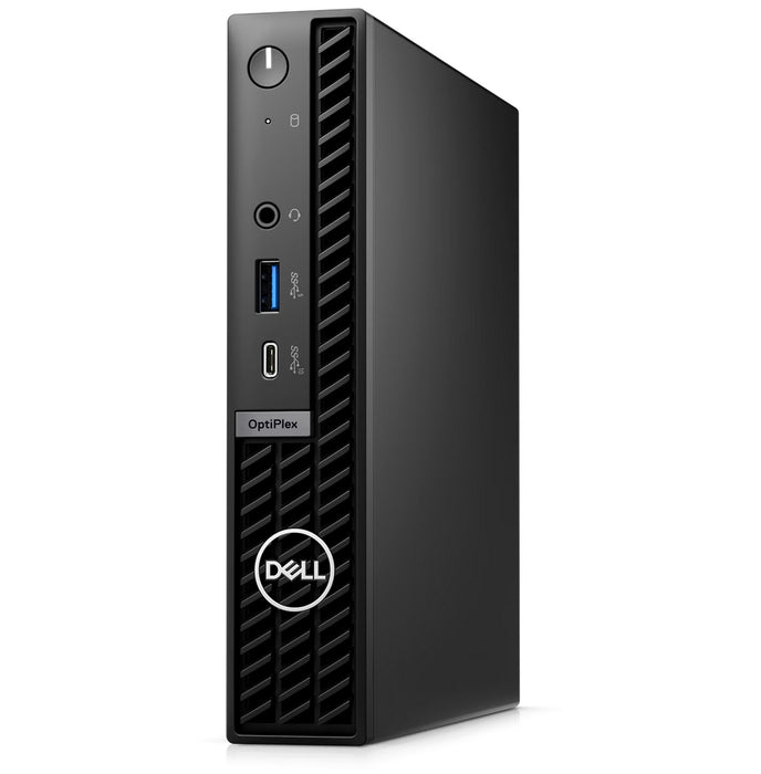 Dell OptiPlex 7020 MFF, Intel Core i5 14500T vPro (24MB кеш, 14 ядра, 20 до 4.8 GHz), 1 X 16GB DDR5, 5600, 512GB M.2 2230 SSD PCIe, Integrated Graphics, Wi-Fi 6E, българска клавиатура и мишка, Ubuntu, 3Y PS