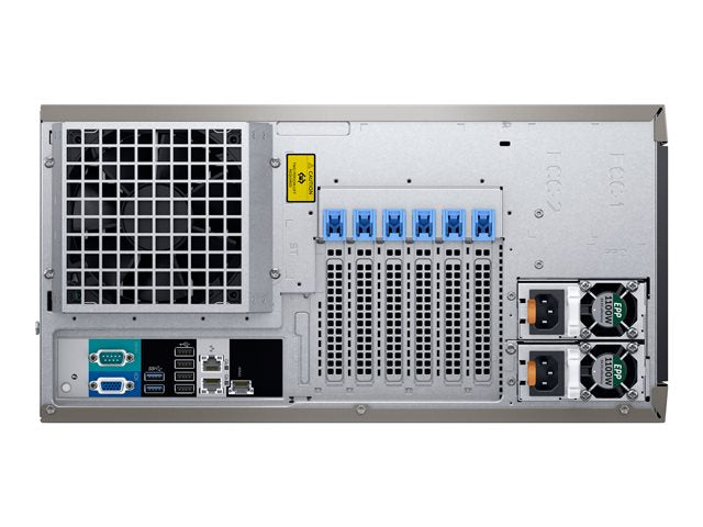 DELL PE T440 Шаси HP Xeon Silver 4208 32GB 2x600GB No Rails Bezel Без оптично устройство Dual Port 1GbE On Board LOM PERC H330