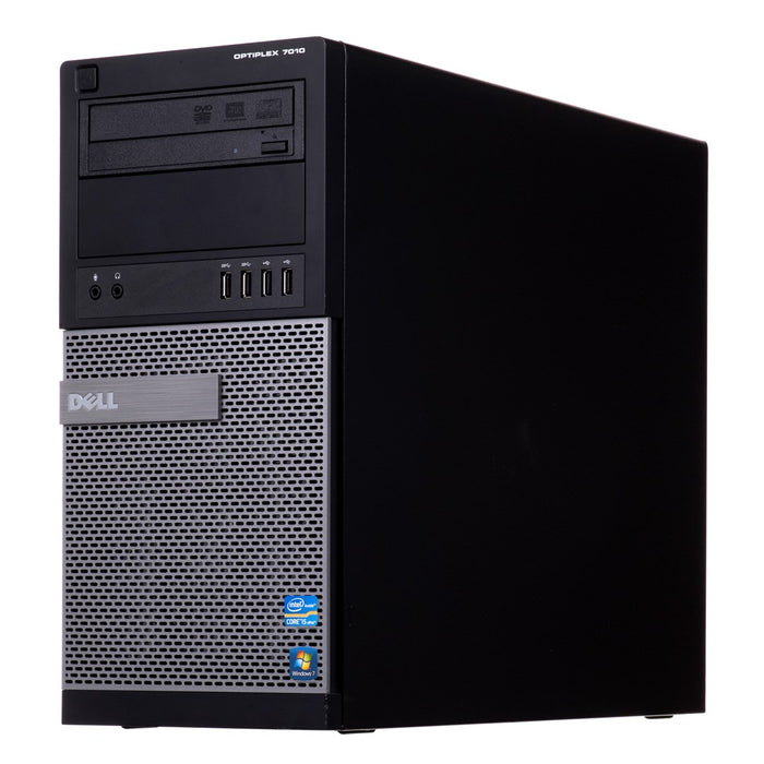 DELL OptiPlex 7010 i5-3470 8GB 240GB SSD DVD TOWER Win10 Използван