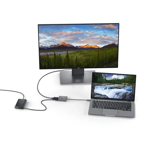DELL адаптер USB-C към HDMI/DP с Power Pass-Through