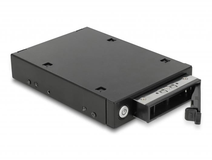 Чекмедже Delock 3.5&Prime;, За 1 x 2.5&Prime; U.2 NVMe SSD или SATA / SAS HDD / SSD, Черен