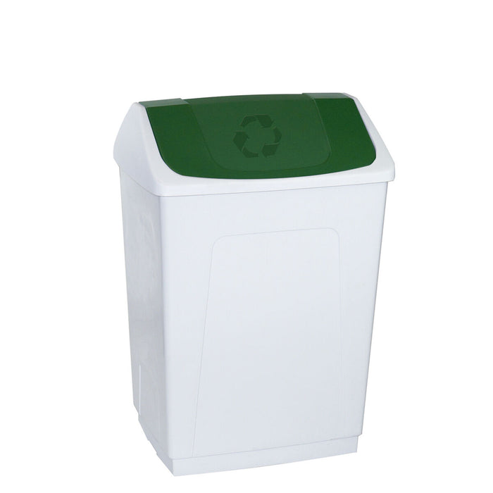 Кошче за боклук Denox Бял Зелен 55 L