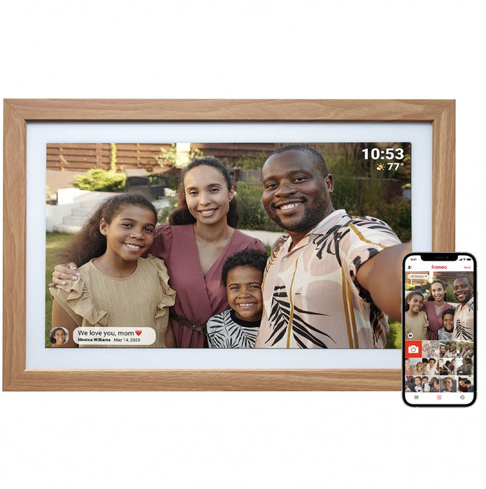 21.5" цифрова рамка Denver Frameo PFF-2162LW - светлокафява