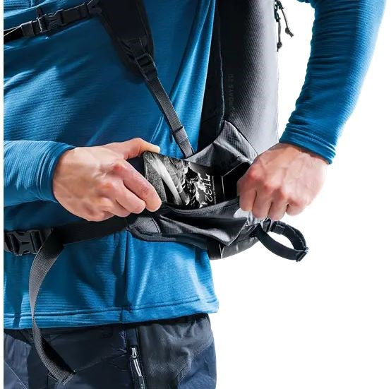 Черна парашутна раница Deuter Updays 20