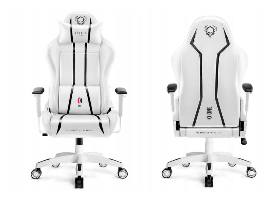 Diablo X-ONE 2.0 Normal геймърски стол бял и черен