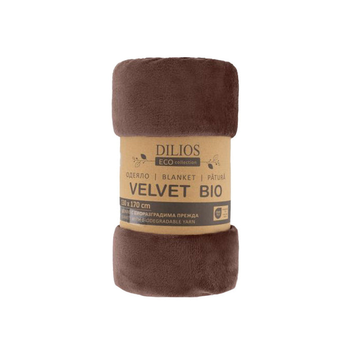 ОДЕЯЛО DILIOS VELVET BIO 130Х170 СМ КАФЯВО