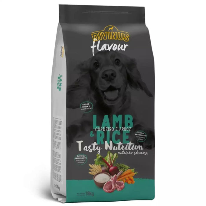DIVINUS Flavour Lamb with Rice - Суха храна за кучета - 18 кг