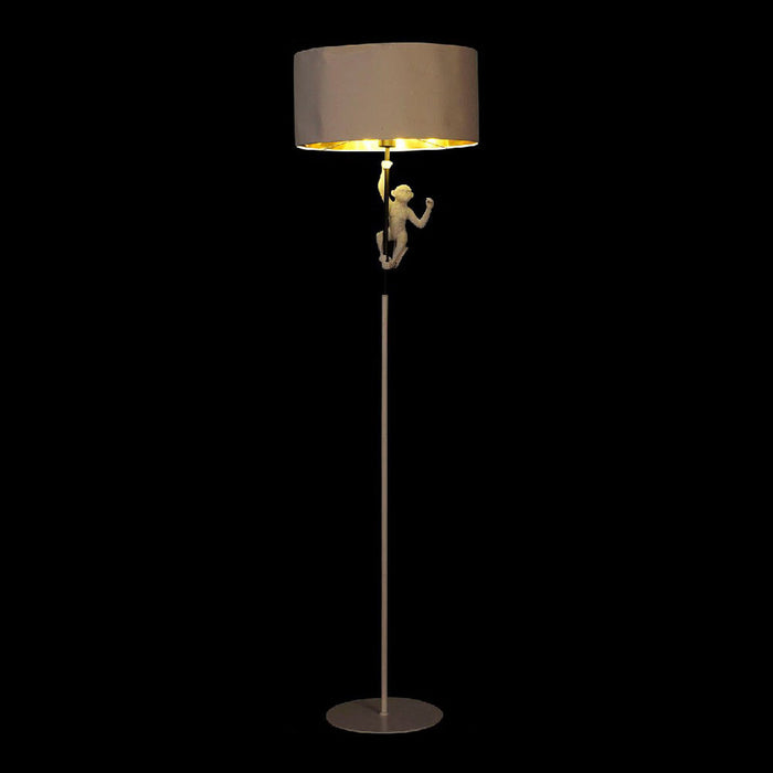 Лампион DKD Home Decor 8424001827312 44 x 44 x 166 cm Черен Златен Метал Бял Смола 220 V 50 W (2 броя)