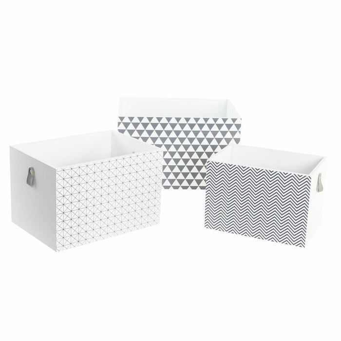 Комплект Декоративни Кутии DKD Home Decor (37 x 28 x 23 cm)