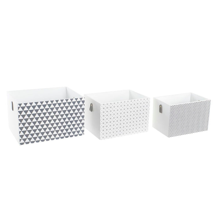 Комплект Декоративни Кутии DKD Home Decor (37 x 28 x 23 cm)