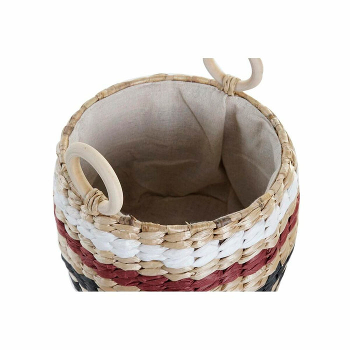 Игра на Кошници DKD Home Decor Естествено влакно 30 x 30 x 25 cm Колониален