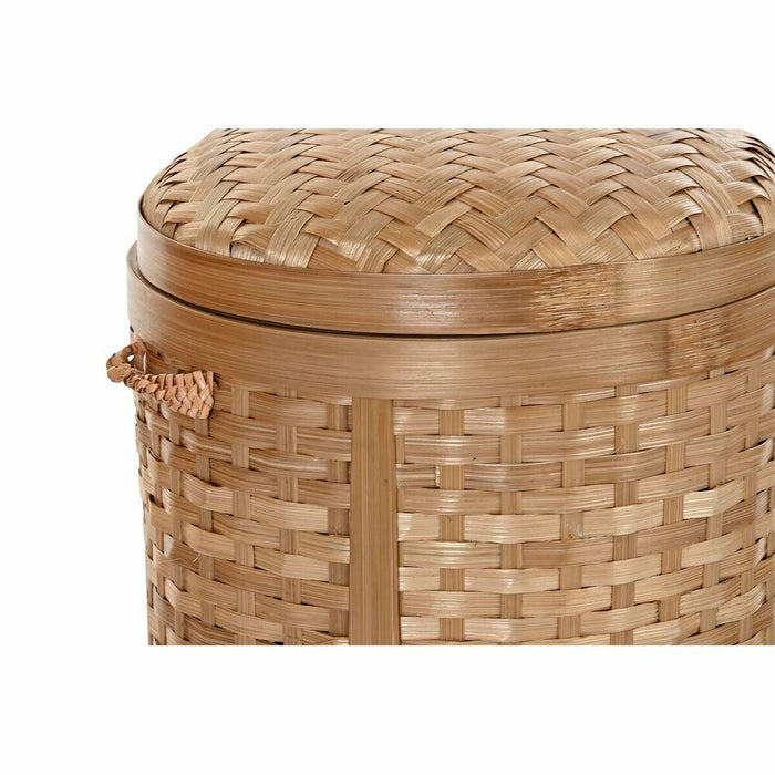 Комплект Декоративни Кутии DKD Home Decor Естествен Бамбук Boho (3 Части)
