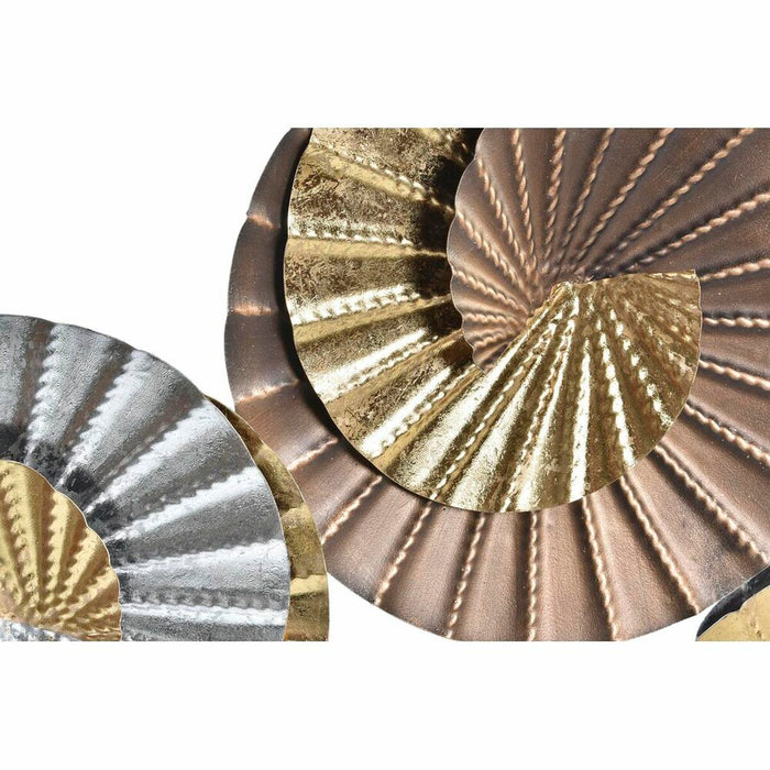 Декорация за стена DKD Home Decor Метал Многоцветен Ориенталски Спирали (104 x 4,5 x 43 cm)
