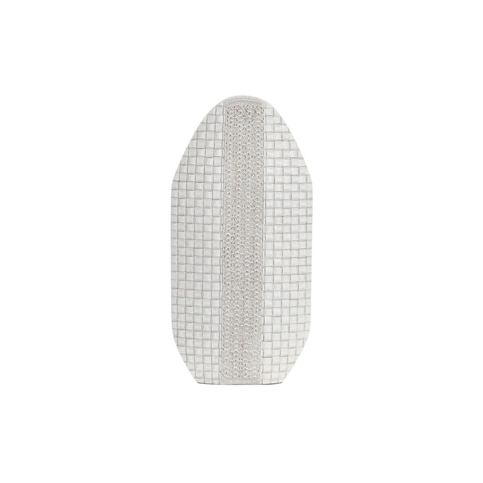 Ваза DKD Home Decor 25 x 10 x 51 cm Бял Смола Модерен