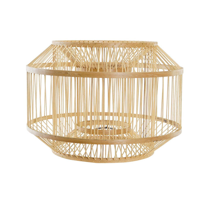 Купол на Лампа DKD Home Decor Естествен Бамбук 40 x 40 x 28 cm