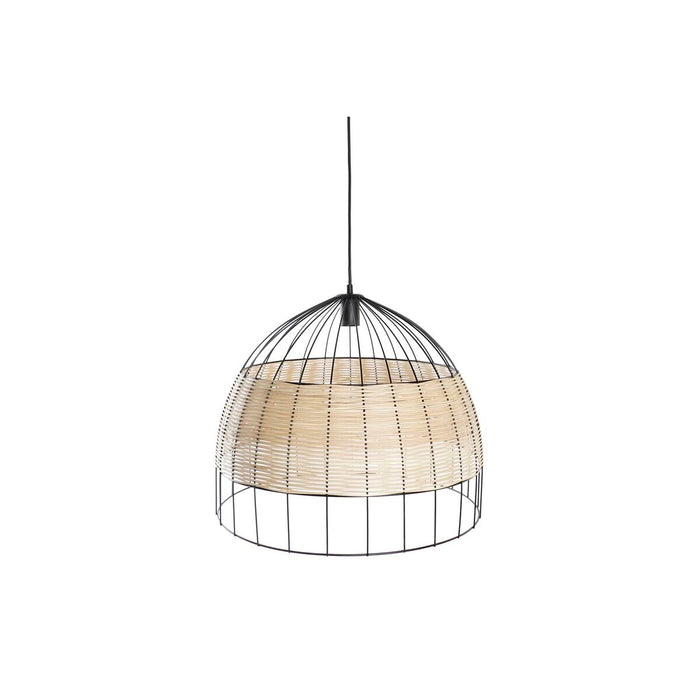 Полилей DKD Home Decor Кафяв Черен Метал 50 W 50 x 50 x 42 cm