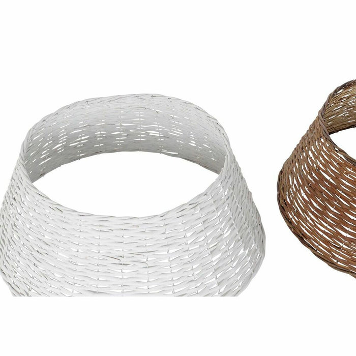 Поставка за коледно дърво DKD Home Decor плетена ракита (72 x 72 x 27 cm) (2 броя)