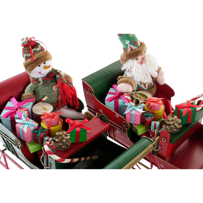 Коледна Украса DKD Home Decor Метал (38 x 19 x 35 cm) (2 броя)