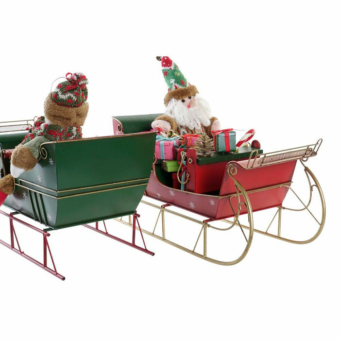 Коледна Украса DKD Home Decor Метал (38 x 19 x 35 cm) (2 броя)
