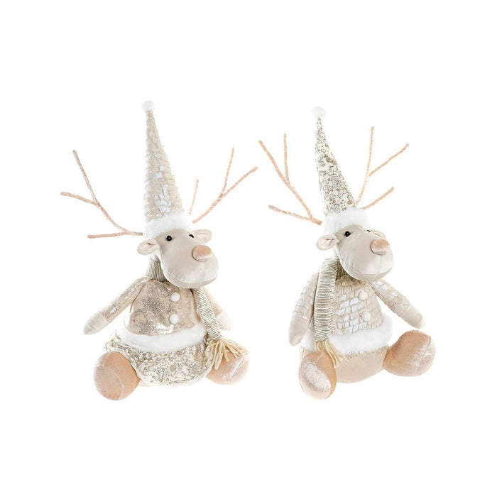 Коледна Украса DKD Home Decor полиестер Царица (19 x 18 x 38 cm) (2 броя)