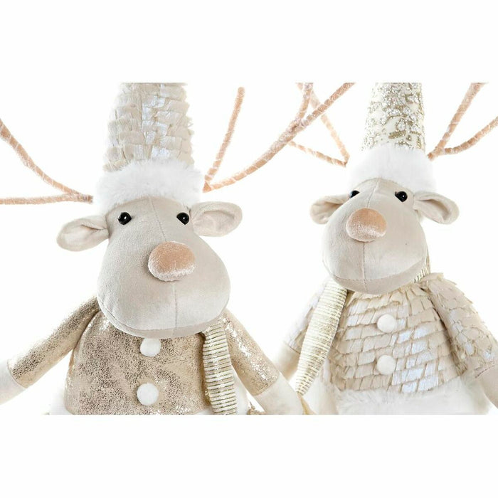Коледна Украса DKD Home Decor полиестер Царица (19 x 18 x 38 cm) (2 броя)