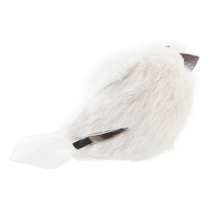 Коледна Украса DKD Home Decor Пяна Lind Перо (10 x 6 x 8 cm) (2 броя)