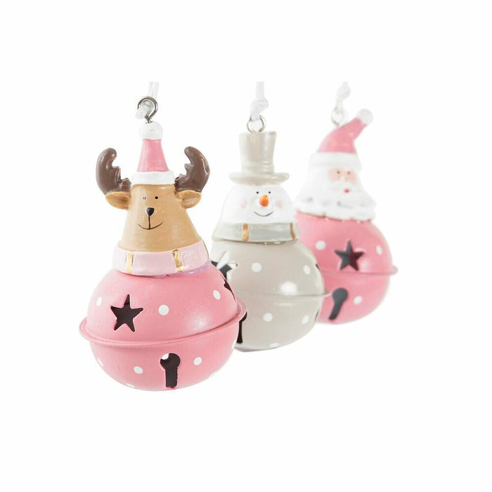 Коледна Украса DKD Home Decor Метал Смола (5 x 5 x 9 cm) (6 броя)