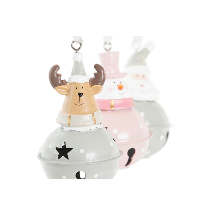 Коледна Украса DKD Home Decor Метал Смола (5 x 5 x 9 cm) (6 броя)