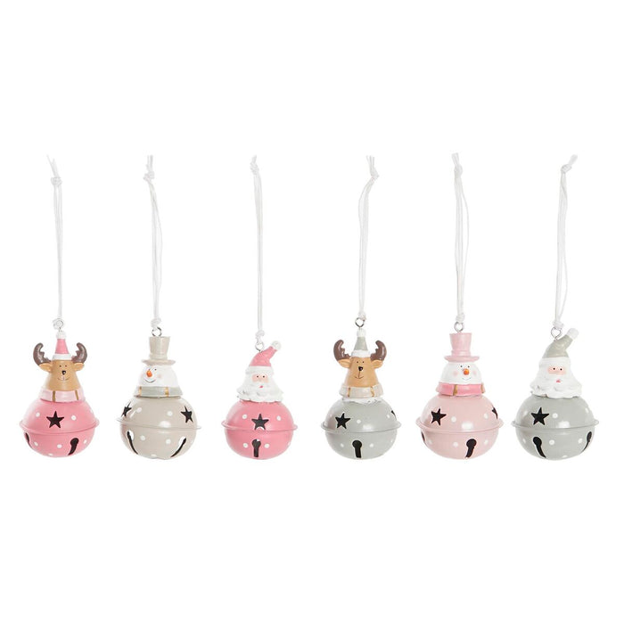 Коледна Украса DKD Home Decor Метал Смола (5 x 5 x 9 cm) (6 броя)