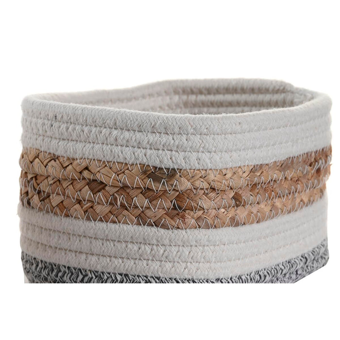 Декоративна кутия DKD Home Decor Естествено влакно 33 x 23 x 13 cm