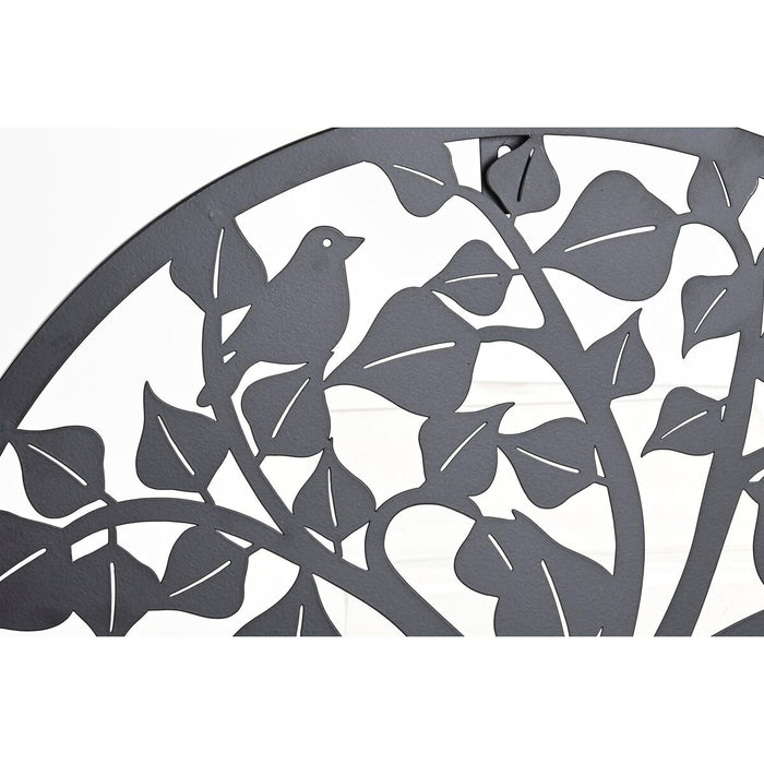 Декорация за стена DKD Home Decor Дърво Метал Традиционен (2 броя) (40 x 1 x 40 cm)