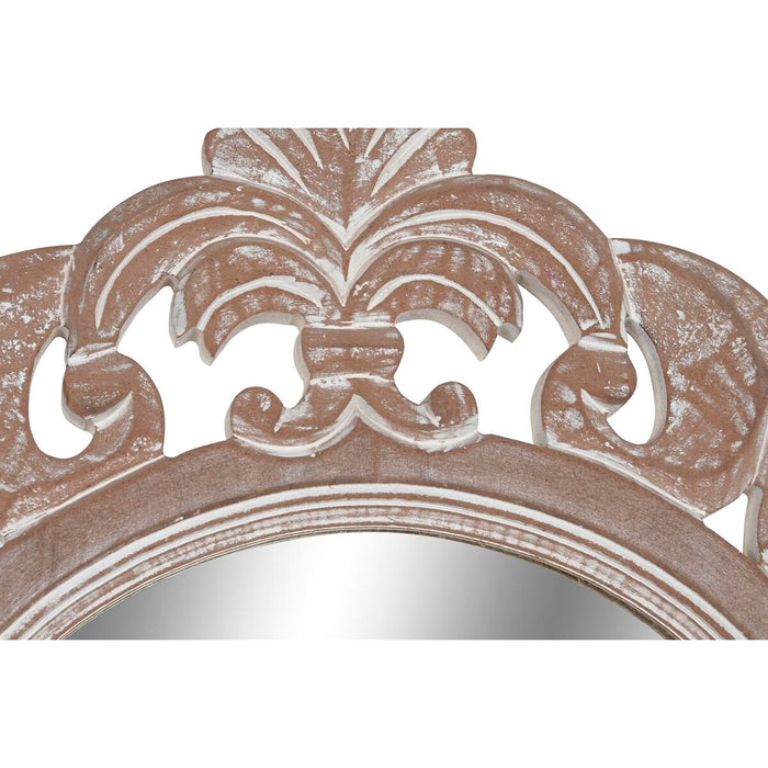 Стенно огледало DKD Home Decor Естествен Индианец 60 x 2,5 x 152 cm