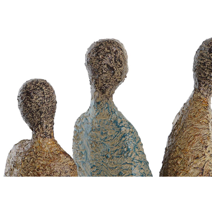 Декоративна фигурка DKD Home Decor Африканка Смола Многоцветен (33,5 x 14,5 x 41 cm)