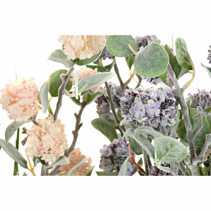 Декоративно Растение DKD Home Decor 30 x 30 x 78 cm Розов Метал Люляк Зелен PVC (2 броя)