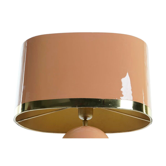Настолна лампа DKD Home Decor Розов Златен Метал Желязо 50 W (37 x 21 x 52 cm)