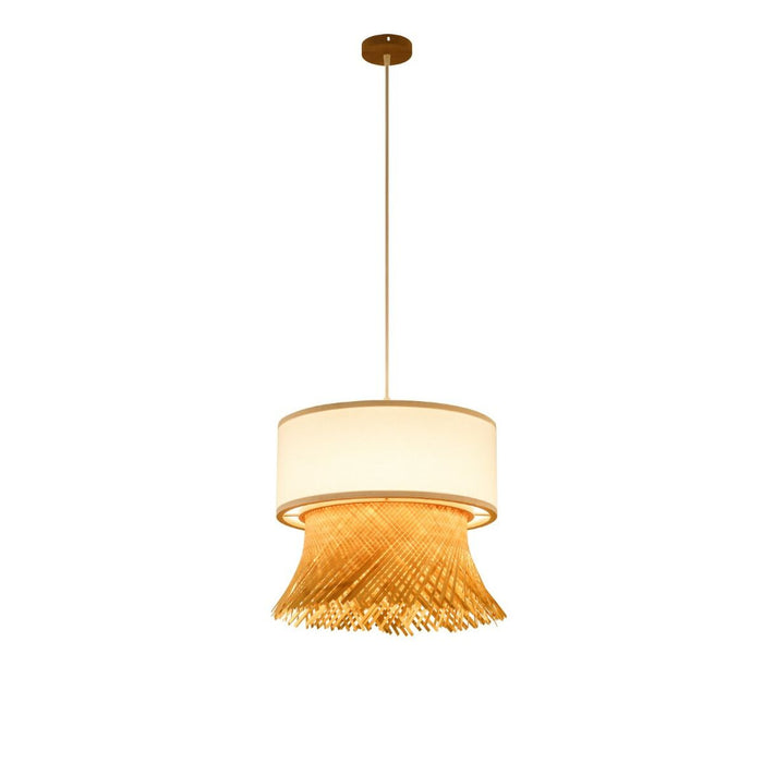 Полилей DKD Home Decor полиестер Бамбук (40 x 40 x 39 cm)