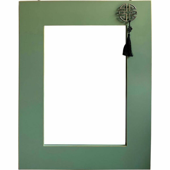 Стенно огледало DKD Home Decor Червен Зелен Златен Ориенталски 70 x 2 x 90,5 cm