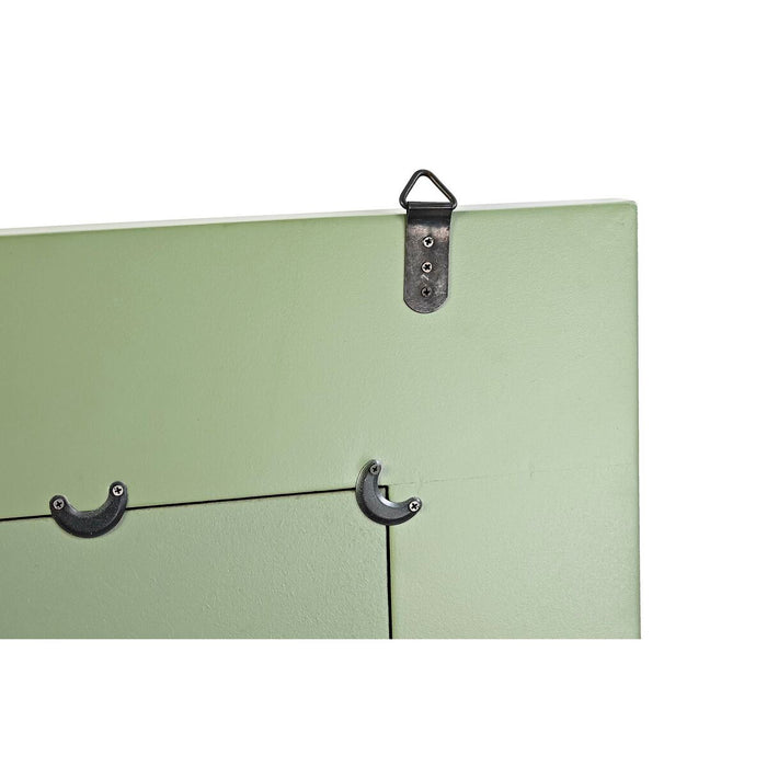 Стенно огледало DKD Home Decor Червен Зелен Златен Ориенталски 70 x 2 x 90,5 cm