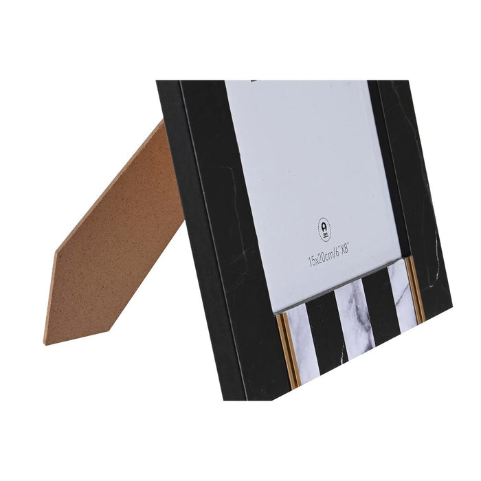 Рамка за снимки DKD Home Decor Метал Двуцветен Дървен MDF (20,8 x 1,5 x 25,8 cm)