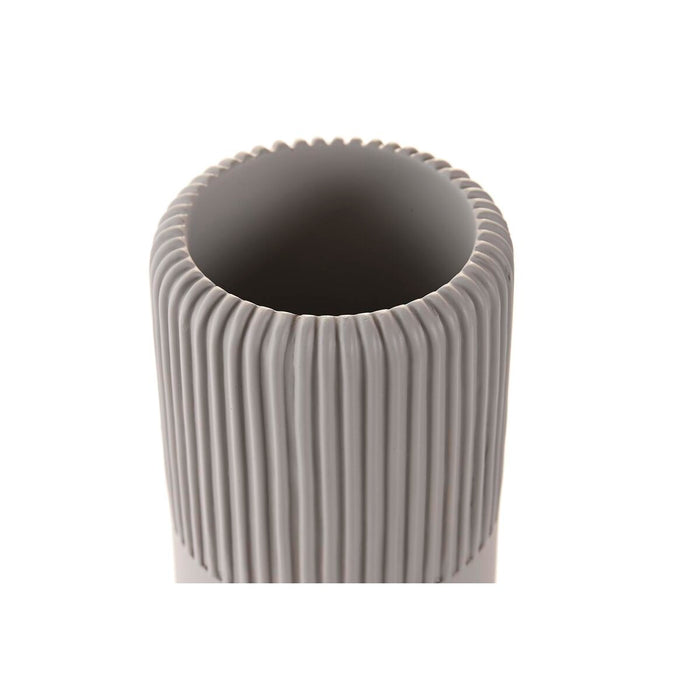 Чаша DKD Home Decor Сив Цимент 7 x 7 x 11 cm