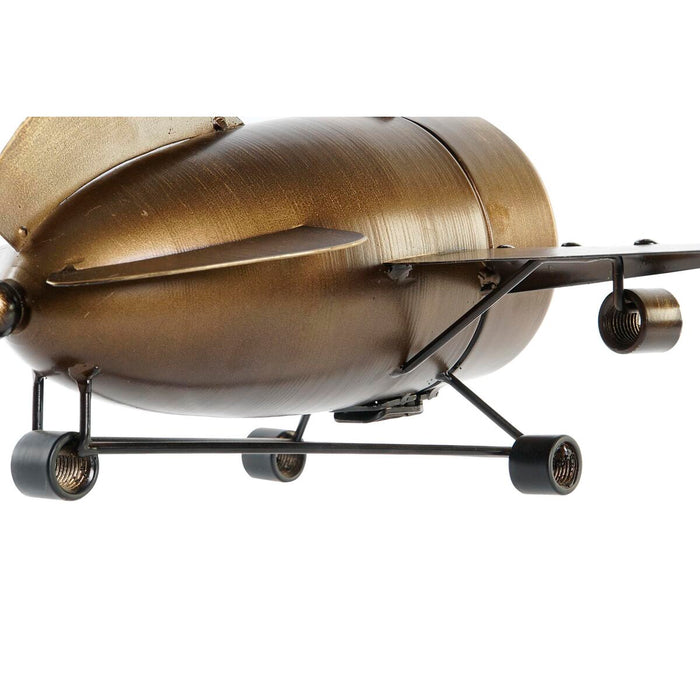Lauakell DKD Home Decor Златен Сребрист Самолет (2 броя)