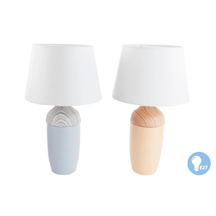 Настолна лампа DKD Home Decor Керамика Кафяв Морско син (2 броя)