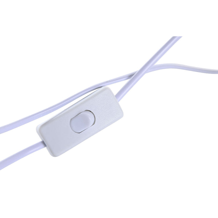 Настолна лампа DKD Home Decor Плат полиестер Зелен Сметана Каменинов 220 V 40 W (2 броя) (16 x 16 x 27 cm)