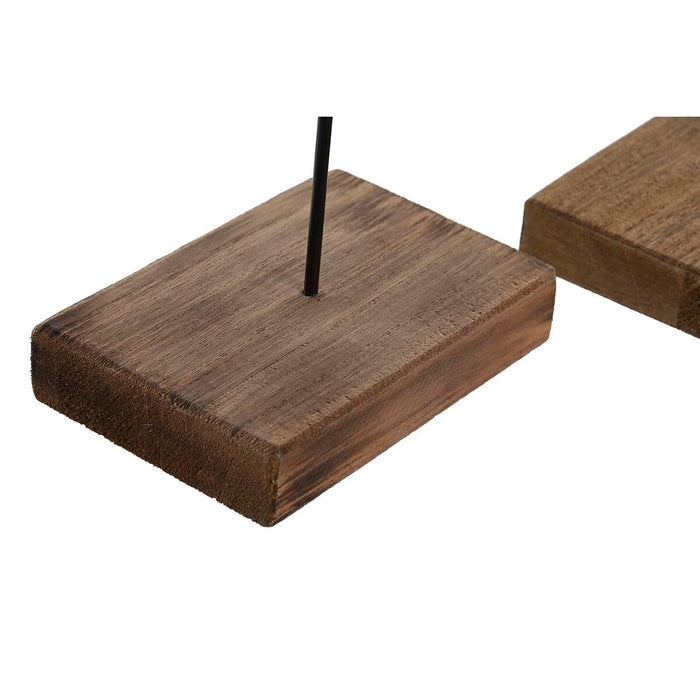 Декоративна фигурка DKD Home Decor Многоцветен Естествен Риба 18 x 8 x 26 cm (2 броя)