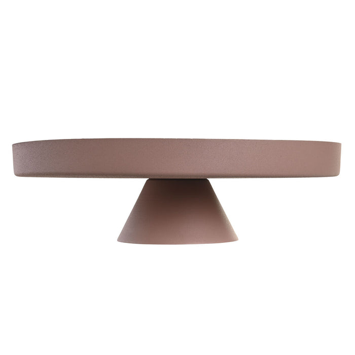 Украса за център на маса DKD Home Decor Бежов Розов Желязо 31 x 31 x 9 cm (2 броя)